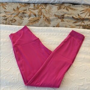 Lululemon Athletica Pink High-Waisted Leggings